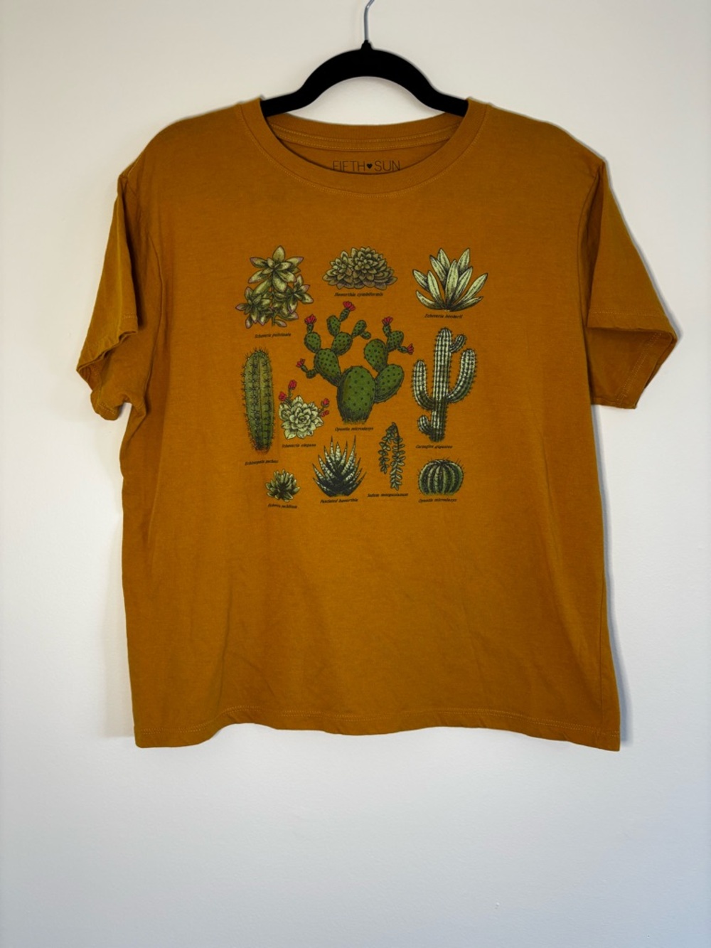Fifth Sun Mustard Crewneck Tee